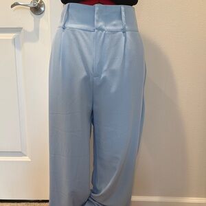 Shinestar Light Blue Women's Pantsuit